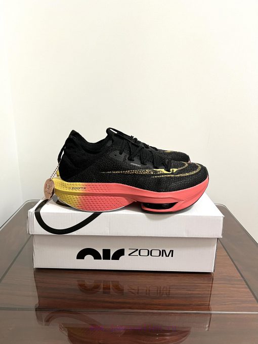 The Nike Air Zoom Alphafly Next% 2 Wear resistant and Breathable Low cut Running Shoe Black p8kev33x - Image 3