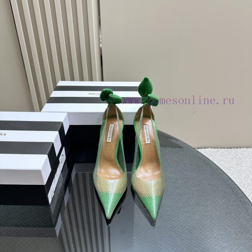 AQUAZZURA Pineapple 2024 𝐒𝐒𝐧𝐞𝐰 Spring/Summer New SandalsAquazzura/Pineapple, beloved by the qzn7w2jr - Image 3