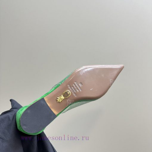 AQUAZZURA Pineapple 2024 𝐒𝐒𝐧𝐞𝐰 Spring/Summer New SandalsAquazzura/Pineapple, beloved by the aetlebup - Image 10
