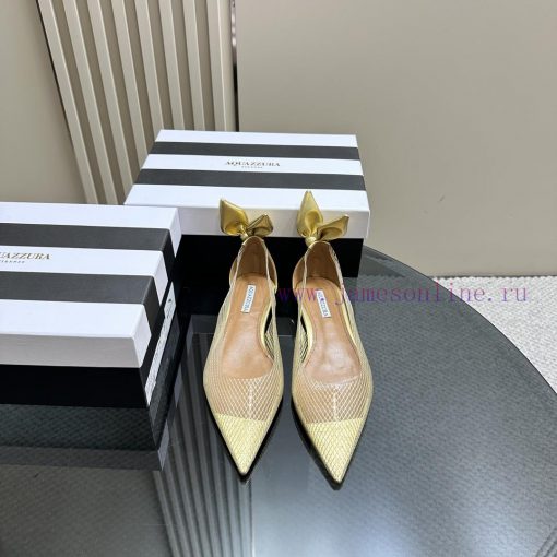 AQUAZZURA Pineapple 2024 𝐒𝐒𝐧𝐞𝐰 Spring/Summer New SandalsAquazzura/Pineapple, beloved by the g8zioewh - Image 3