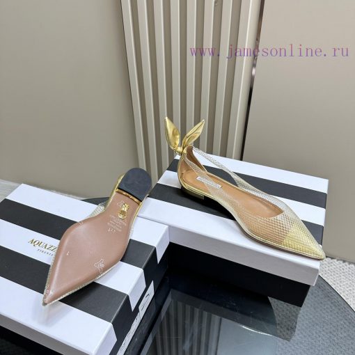 AQUAZZURA Pineapple 2024 𝐒𝐒𝐧𝐞𝐰 Spring/Summer New SandalsAquazzura/Pineapple, beloved by the g8zioewh - Image 5