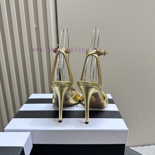 AQUAZZURA Golden Pineapple 2024 𝐒𝐒𝐧𝐞𝐰 Spring/Summer New Diamond Button SandalsAquazzura/Pineil0hrs8o - Image 7