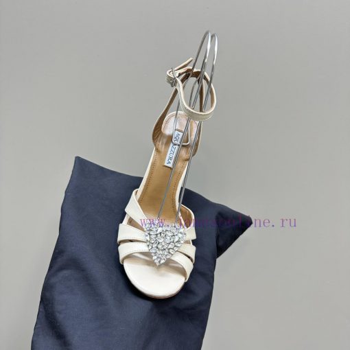 AQUAZZURA Golden Pineapple 2024 𝐒𝐒𝐧𝐞𝐰 Spring/Summer New Diamond Button SandalsAquazzura/Pine7lo5s1zo - Image 9