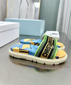 Dior - Dior 2024 Early Spring New Reverse Thick Bottom Jelly Color Women's SandalsCD letter lindx9x6