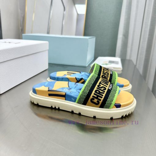 Dior - Dior 2024 Early Spring New Reverse Thick Bottom Jelly Color Women's SandalsCD letter lindx9x6