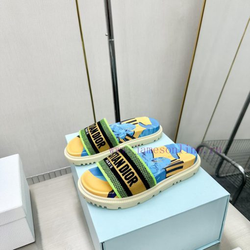 Dior - Dior 2024 Early Spring New Reverse Thick Bottom Jelly Color Women's SandalsCD letter lindx9x6 - Image 7