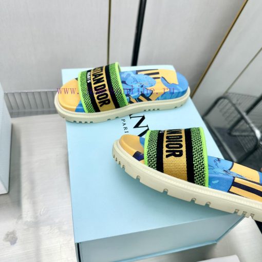 Dior - Dior 2024 Early Spring New Reverse Thick Bottom Jelly Color Women's SandalsCD letter lindx9x6 - Image 9