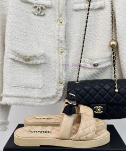 Chanel | Chanel 24c New Product LinggeThick soled bow double C slippersA must-have cool mop 90dmwlx0