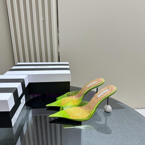 Aquazzura 2024 Spring/Summer New Soleil Series Film High Heel Diamond SandalsFull of charm, 43cndcsu - Image 2