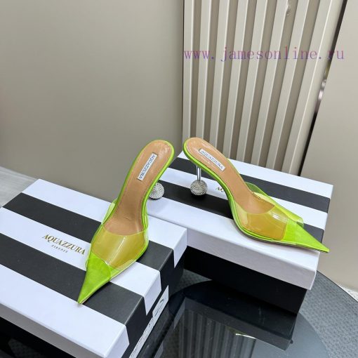 Aquazzura 2024 Spring/Summer New Soleil Series Film High Heel Diamond SandalsFull of charm, 43cndcsu - Image 4