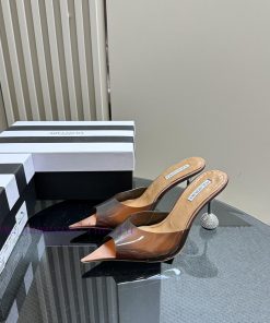 Aquazzura 2024 Spring/Summer New Soleil Series Film High Heel Diamond SandalsFull of charm, 878nmgfy