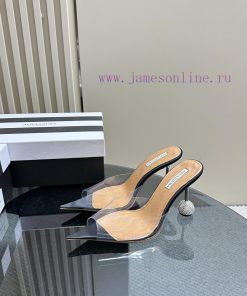 Aquazzura 2024 Spring/Summer New Soleil Series Film High Heel Diamond SandalsFull of charm, h8ho4v5e