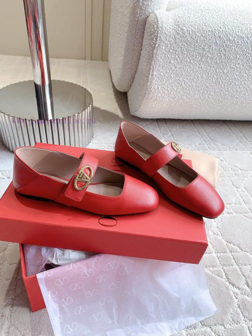 VALENTIN * New Mary Jane flats Classic V-button element makes people stand out It's sweet an9adc88ea - Image 5