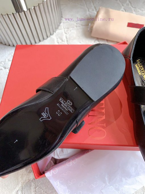 VALENTIN * New Mary Jane flats Classic V-button element makes people stand out It's sweet anao1xpabp - Image 9