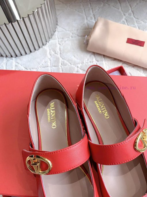 VALENTIN * New Mary Jane flats Classic V-button element makes people stand out It's sweet an9adc88ea - Image 7
