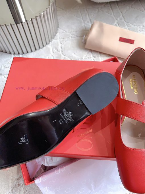 VALENTIN * New Mary Jane flats Classic V-button element makes people stand out It's sweet an9adc88ea - Image 10