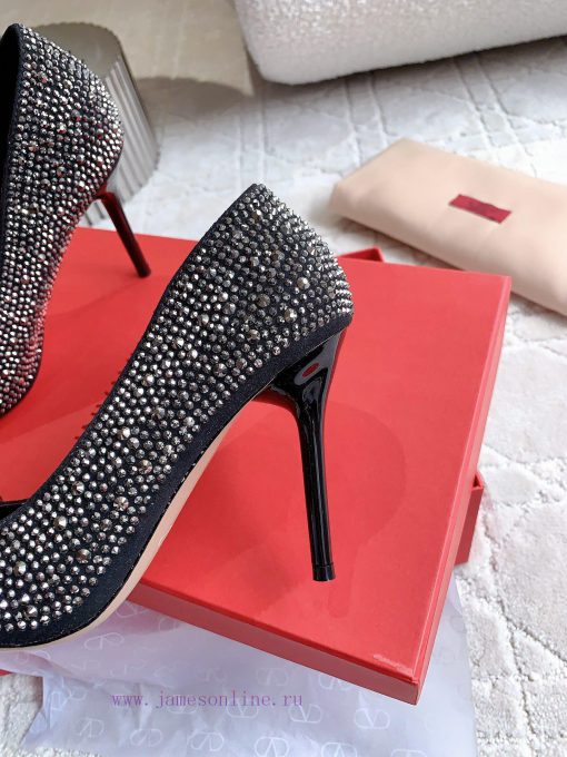 VALENTIN * New full diamond bow high heel shoes are dazzling and luxurious. They are sweet ass0l5wwg - Image 8
