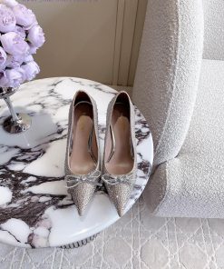 VALENTIN * New full diamond bow high heel shoes are dazzling and luxurious. They are sweet acuh8d08d