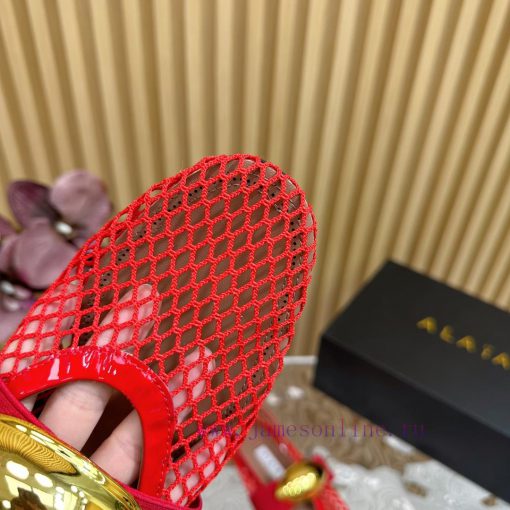 ALAIA | French high-end high-end high-end high-end brand mesh hollow ballet single shoe supekp8op90s - Image 9