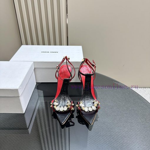 Hot selling ABING WANG rhinestone high heelsOn the basis of this, sparkling crystal embellis6g7mhvpl - Image 3