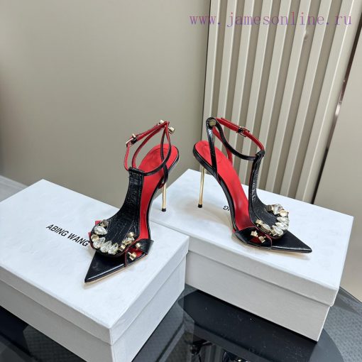 Hot selling ABING WANG rhinestone high heelsOn the basis of this, sparkling crystal embellis6g7mhvpl - Image 4