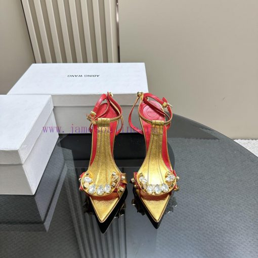 Hot selling ABING WANG rhinestone high heelsOn the basis of this, sparkling crystal embellistn8zzy2k - Image 3