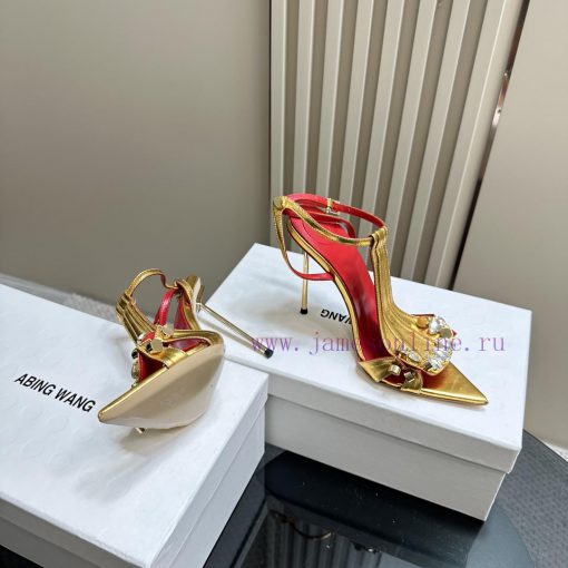 Hot selling ABING WANG rhinestone high heelsOn the basis of this, sparkling crystal embellistn8zzy2k - Image 5
