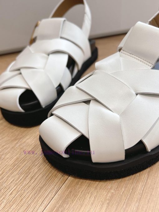 Tods 2024 Fashion Show Roman Sandals Pig Cage ShoesHand woven leather with retro and fashionxktow9ob - Image 10