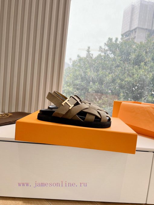 Tods 2024 Fashion Show Roman Sandals Pig Cage ShoesHand woven leather with retro and fashion7bhquhmx - Image 7