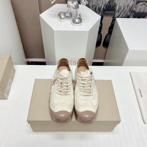 Top Fabric "LEMAIRE 24vs Spring Latest King Explosives SeriesRound toe lace up German trainix2hiawni - Image 2