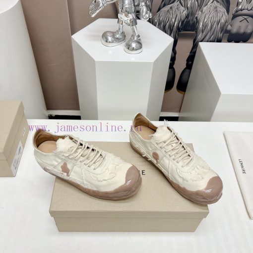 Top Fabric "LEMAIRE 24vs Spring Latest King Explosives SeriesRound toe lace up German trainix2hiawni - Image 3