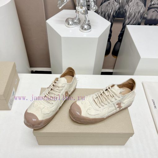 Top Fabric "LEMAIRE 24vs Spring Latest King Explosives SeriesRound toe lace up German trainix2hiawni - Image 4