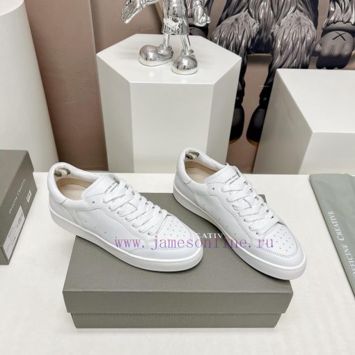 Top tierOFFICINE CREATIVE Italian niche 2024 latest extreme minimalist white shoesSmall roun4i91alf6 - Image 3