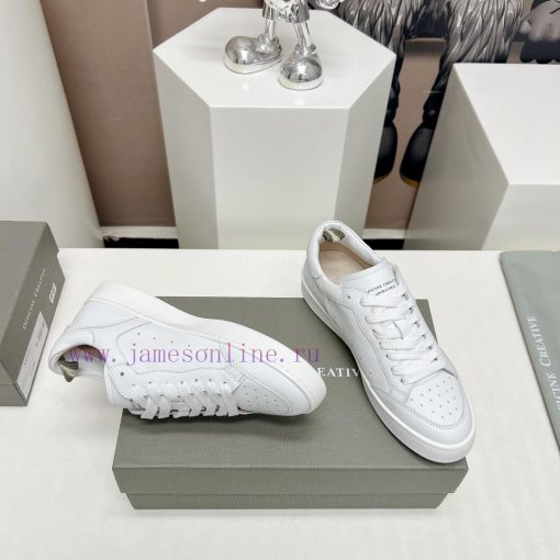 Top tierOFFICINE CREATIVE Italian niche 2024 latest extreme minimalist white shoesSmall roun4i91alf6 - Image 8