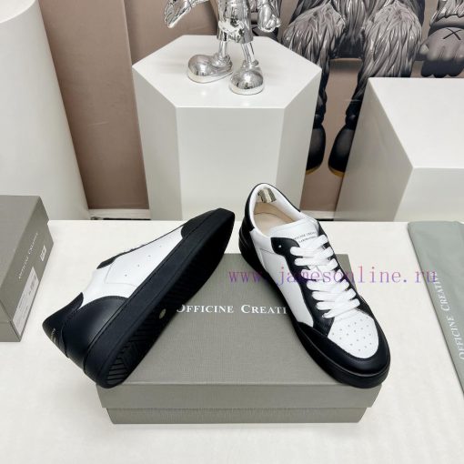 Top tierOFFICINE CREATIVE Italian niche 2024 latest extreme minimalist white shoesSmall rounghb2mfw6 - Image 10