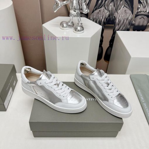 Top tierOFFICINE CREATIVE Italian niche 2024 latest extreme minimalist white shoesSmall roun0ob9exo3 - Image 3