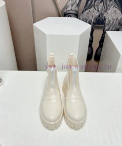Top tierPrada 24vs Spring Latest Hot SeriesRound toe thick soled rain bootsNumerous internettr8g9qkq