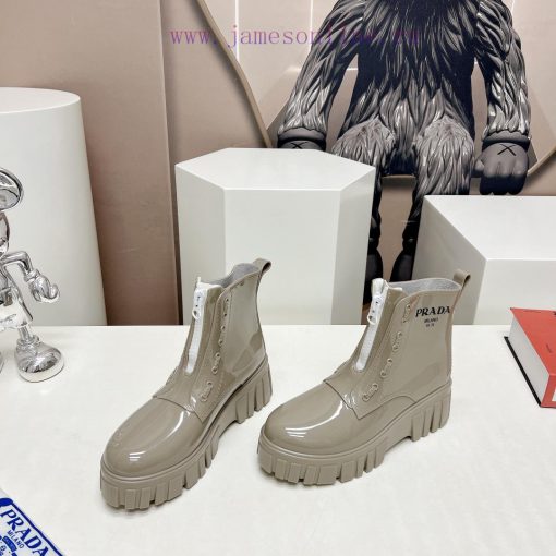 Top tierPrada 24vs Spring Latest Hot SeriesRound toe thick soled rain bootsNumerous internete6v2yn7h - Image 4