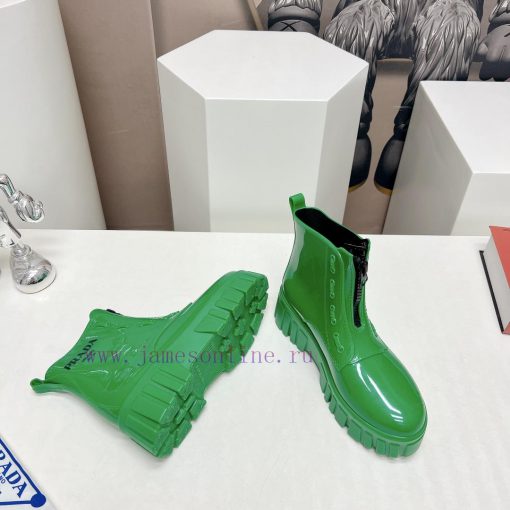 Top tierPrada 24vs Spring Latest Hot SeriesRound toe thick soled rain bootsNumerous internet0bjhrq2b - Image 10