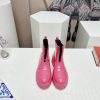 Top tierPrada 24vs Spring Latest Hot SeriesRound toe thick soled rain bootsNumerous internet5a21d33e