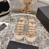 Chanel | Chanel 24c Spring/Summer New ProductsHemp rope double C-chain Roman sandalsThe blocq73gk875