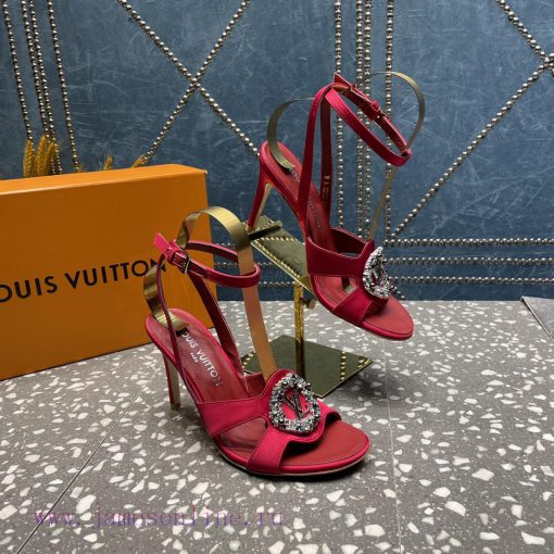 LV Diamond Button High Heel Sandals Donkey Home Series launches the highest end color eleganj6p8ffnc - Image 10
