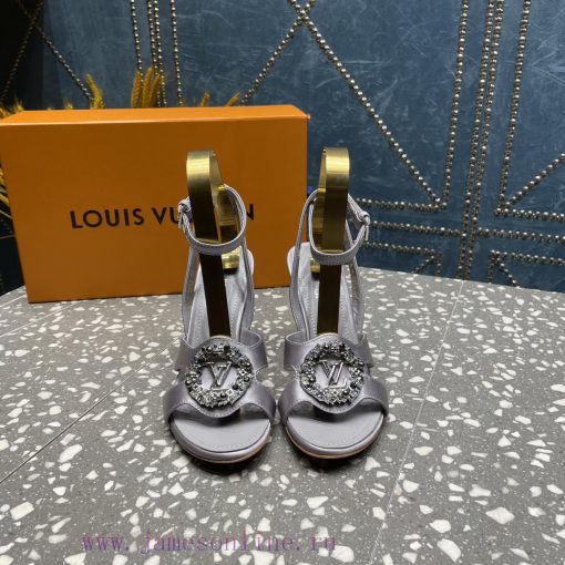 LV Diamond Button High Heel Sandals Donkey Home Series launches the highest end color eleganq0pr83iw - Image 2