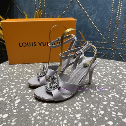LV Diamond Button High Heel Sandals Donkey Home Series launches the highest end color eleganq0pr83iw - Image 4