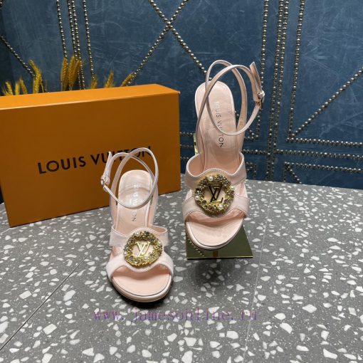 LV Diamond Button High Heel Sandals Donkey Home Series launches the highest end color eleganq84qgulo - Image 8