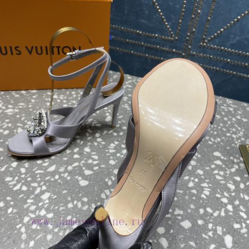 LV Diamond Button High Heel Sandals Donkey Home Series launches the highest end color eleganq0pr83iw - Image 7