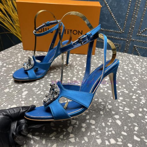 LV Diamond Button High Heel Sandals Donkey Home Series launches the highest end color eleganxpx9l5at - Image 5