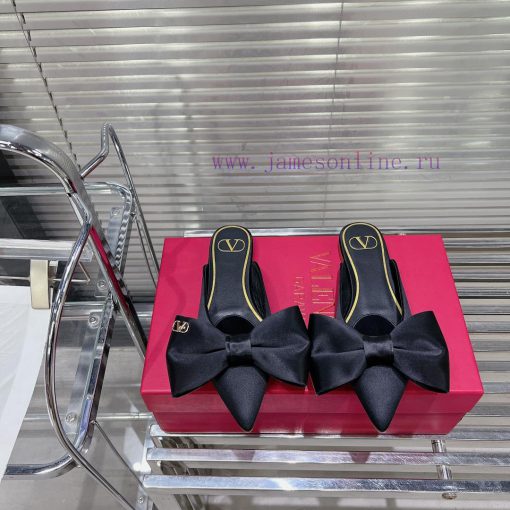 VALENTIN *~24 Spring/Summer Classic Bow Mill Sandals V Home's Eye Shining Classic, Popular ijxwt253d