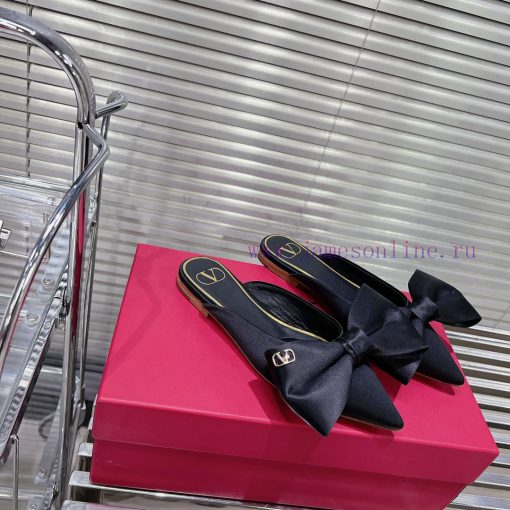 VALENTIN *~24 Spring/Summer Classic Bow Mill Sandals V Home's Eye Shining Classic, Popular ijxwt253d - Image 3