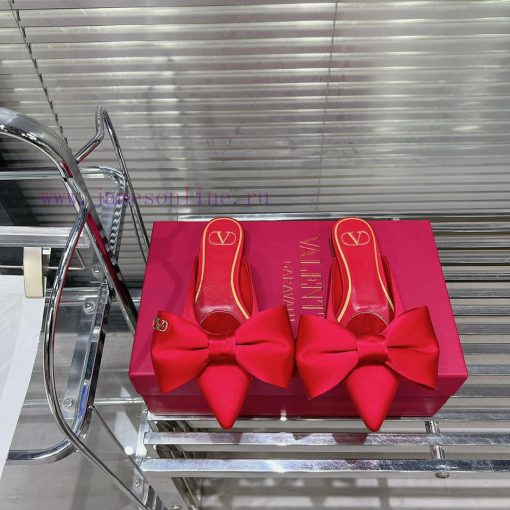 VALENTIN *~24 Spring/Summer Classic Bow Mill Sandals V Home's Eye Shining Classic, Popular izujy06om - Image 2